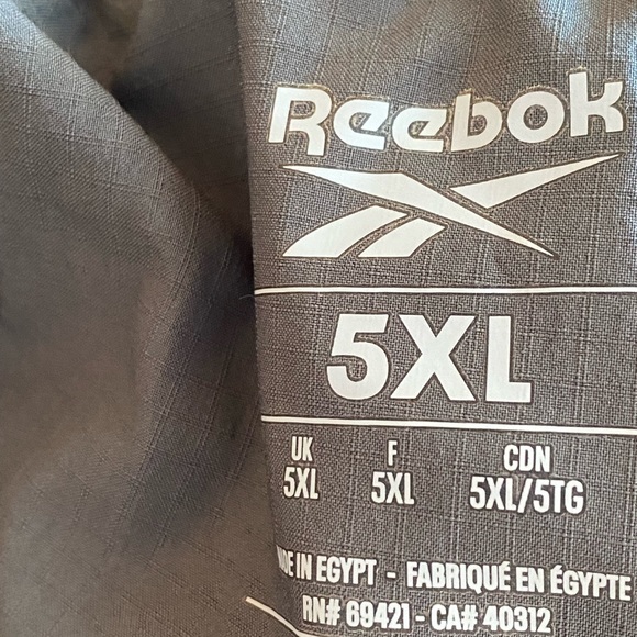 NWOT REEBOK SHORTS SIZE 5 XL - Picture 5 of 5